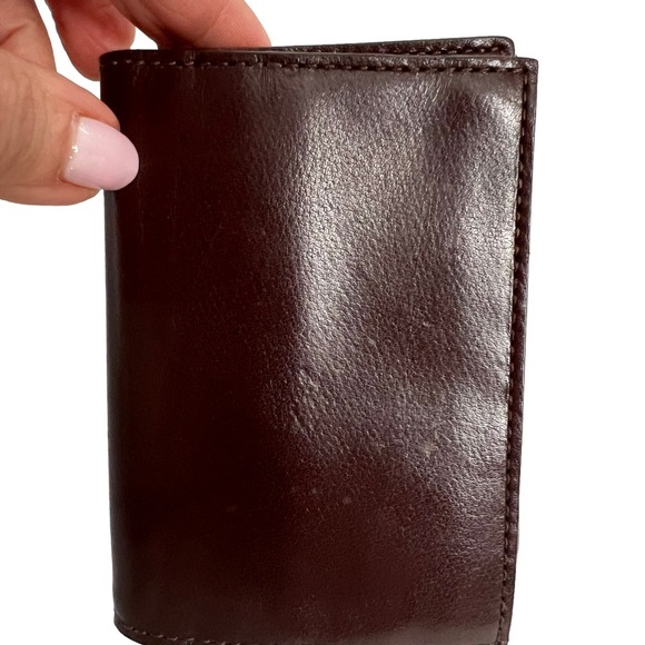 COACH  Men's Brown Tri Fold Wallet NEW - Picture 13 of 16